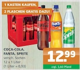 Aktuelles COCA-COLA, FANTA, SPRITE Angebot bei Getränke A-Z in Oranienburg ab 12,99 €