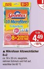 Mikrofaser Allzwecktücher 8+2 von Spontex im aktuellen V-Markt Prospekt für 4,49 €