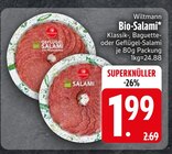 Bio-Salami Klassik im EDEKA Prospekt Bio-Salami Klassik von Wiltmann im aktuellen EDEKA Prospekt für 1,99 €