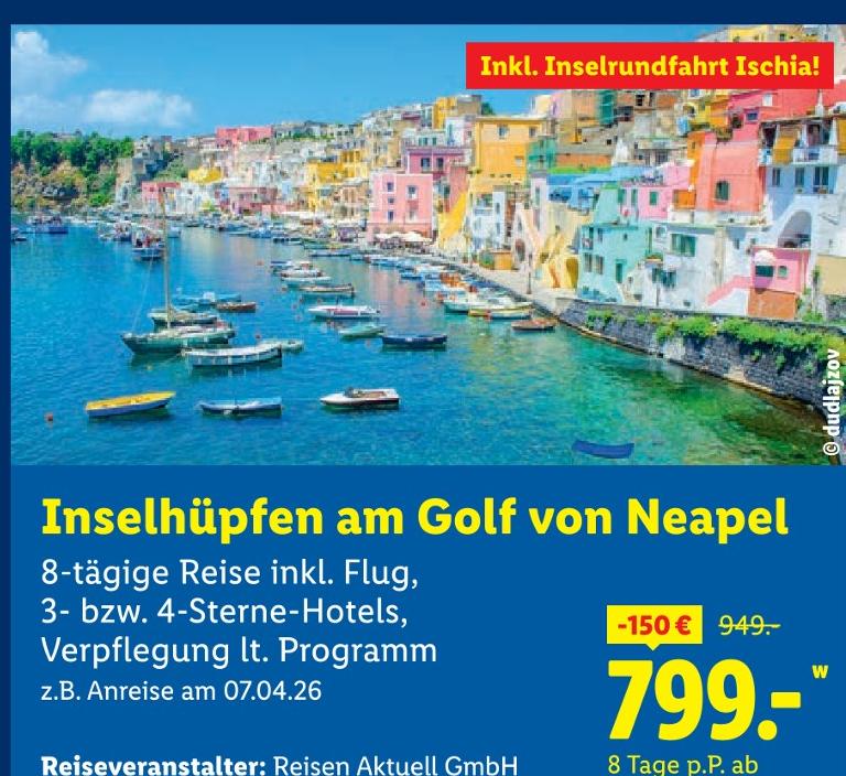 Inselhüpfen am Golf von Neapel