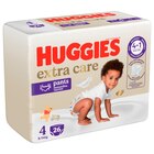 Culottes Extra Care Huggies en promo chez Auchan Hypermarché Sainte-Geneviève-des-Bois à 13,45 €