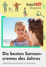 kaufDA Magazin Prospekt für Asendorf mit 1 Seite kaufDA Magazin Prospekt für Asendorf: "Die besten Sonnencremes des Jahres", 1 Seite, 01.08.2021 - 31.08.2021