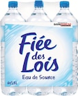 Fiée des Lois Eau de Source - FIEE DES LOIS dans le catalogue Intermarché Hyper