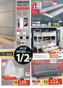 Bett im Zurbrüggen Prospekt "PERSONAL RABATT FÜR ALLE" mit 12 Seiten (Bremerhaven)