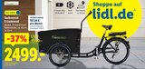 E-Lastenrad von Sachsenrad für 2.499,00 € bei Lidl im Angebot E-Lastenrad von Sachsenrad im aktuellen Lidl Prospekt