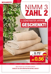 Handtuch Angebot im aktuellen Woolworth Prospekt auf Seite 13