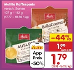 Kaffeepads im Angebot bei Netto Marken-Discount in Emden Kaffeepads Angebote von Melitta bei Netto Marken-Discount Emden für 1,79 €