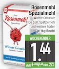 Backzutaten im EDEKA Prospekt Wiener Griessler von Rosenmehl im aktuellen EDEKA Prospekt für 1,44 €