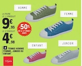 Tennis Homme - Tissaia en promo chez E.Leclerc Saint-Denis à 4,98 €