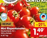 Netto Marken-Discount Eriskirch - Mini Rispentomaten Angebot im Prospekt Mini Rispentomaten bei Netto Marken-Discount im Eriskirch Prospekt für 1,49 €