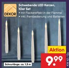 Schwebende LED Kerzen Angebote bei Netto Marken-Discount Celle für 9,99 €
