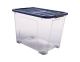 Promo Boîte de rangement transparente avec couvercle et roues IVER 60 L à 18,90 € dans le catalogue Brico Dépôt à Sisteron