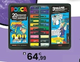 Mallette métal de 20 marqueurs pointes posca - manga héros | 3 ans en promo chez JouéClub Plaisir à 64,99 €