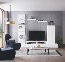 Composition TV (6 tiroirs et 1 porte) - Gautier à Viry-Châtillon Composition TV (6 tiroirs et 1 porte) en promo chez Gautier Viry-Châtillon à 2 850,00 €