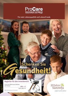 Promedia Medizintechnik A. Ahnfeldt GmbH Siegen Prospekt der aktuellen Woche, gültig von 12.11.2025 bis 31.01.2026 Aktueller Promedia Medizintechnik A. Ahnfeldt GmbH Siegen Prospekt "Schenken Sie Gesundheit!" mit 6 Seiten