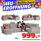 Benito Wohnlandschaft bei Seats and Sofas im Remscheid Prospekt für 999,00 €