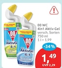 4in1 Aktiv Gel von 00 WC für 1,49 € bei budni im Angebot 4in1 Aktiv Gel von 00 WC im aktuellen budni Prospekt