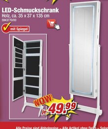 LED-Schmuckschrank bei POCO in Neumünster LED-Schmuckschrank im Angebot bei POCO Neumünster für 49,99 €