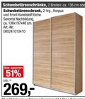 Schwebetürenschrank für 269,00 € bei Opti-Wohnwelt im Angebot Schwebetürenschrank im aktuellen Opti-Wohnwelt Prospekt
