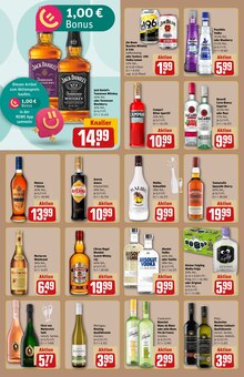 Jack Daniels im REWE Prospekt "Dein Markt" mit 32 Seiten (Gießen)