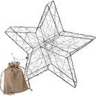 dm-drogerie markt - LED Metallstern, schwarz, warmweiß Angebot im Prospekt LED Metallstern, schwarz, warmweiß bei dm-drogerie markt im Prospekt "" für 5,95 €