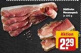 Südtiroler Meranospeck im Angebot bei REWE in Recklinghausen Südtiroler Meranospeck Angebote bei REWE Recklinghausen für 2,29 €