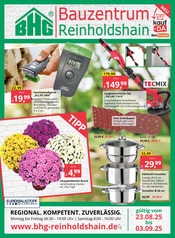 Garten im Bauzentrum Reinholdshain Prospekt in Freital Aktueller Bauzentrum Reinholdshain Prospekt mit Garten, "Regional. Kompetent. Zuverlässig.", Seite 1