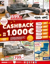 Sessel im Segmüller Prospekt in Erlangen Aktueller Segmüller Prospekt mit Sessel, "Cashback bis zu 1000€", Seite 2