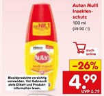 Aktuelle Ungezieferschutz Angebote bei Netto Marken-Discount in Düsseldorf Aktuelles Multi Insektenschutz Angebot bei Netto Marken-Discount in Düsseldorf ab 4,99 €