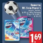 WC-Stein Power 5 im Angebot bei EDEKA in Kerpen WC-Stein Power 5 Angebote von Domestos bei EDEKA Kerpen für 1,69 €