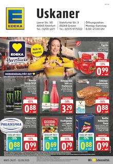 Aktueller EDEKA Prospekt (Greven, 24 Seiten zum blättern EDEKA Prospekt Aktuelle Angebote mit 24 Seiten