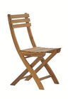 Chaise de jardin Acacia 40x52x85,5cm à 29,99 € dans le catalogue Maxi Bazar