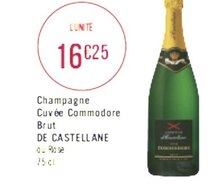 Champagne Cuvée Commodore Brut - Géant Casino à Grenoble Champagne Cuvée Commodore Brut en promo chez Géant Casino Grenoble à 16,25 €