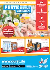 Aktueller Durst.de Getränkemärkte Prospekt in Dummerstorf und Umgebung, "Du bestellst. Durst liefert." mit 2 Seiten, 16.08.2025 - 29.08.2025