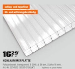 HOHLKAMMERPLATTE im Angebot bei OBI in Göttingen HOHLKAMMERPLATTE Angebote bei OBI Göttingen für 16,29 €