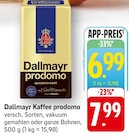 Kaffee prodomo vakuum gemahlen im Angebot bei EDEKA in Friedrichshafen Kaffee prodomo vakuum gemahlen Angebote von Dallmayr bei EDEKA Friedrichshafen für 6,99 €