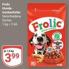 Hundetrockefutter im Angebot bei GLOBUS in Ludwigshafen Hundetrockefutter Angebote von Frolic bei GLOBUS Ludwigshafen für 3,99 €