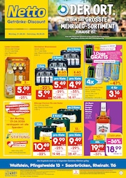 Netto Marken-Discount Prospekt für Saarbrücken: "DER ORT, AN DEM DU IMMER AUSGEZEICHNETE PREISE FINDEST.", 6 Seiten, 01.06.2026 - 06.06.2026