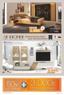 Bett im Möbel Inhofer Prospekt "Exklusive Marken" mit 20 Seiten (Augsburg)
