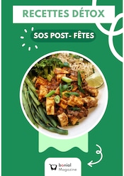 Prospectus Autres Magasins Recettes en cours à Cadillac-en-Fronsadais et alentours, "RECETTES DÉTOX : SOS POST-FÊTES", 1 page, 08/01/2026 - 01/02/2026 Catalogue Autres Magasins Recettes en cours à Cadillac-en-Fronsadais et alentours, "RECETTES DÉTOX : SOS POST-FÊTES", 1 page, 08/01/2026 - 01/02/2026