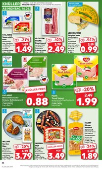 Bratwurst im aktuellen Kaufland Prospekt (Remscheid) Bratwurst im Kaufland Prospekt "KNĂśLLER" mit 54 Seiten (Remscheid)