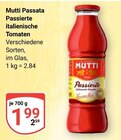 Passata Passierte italienische Tomaten Angebote von Mutti bei GLOBUS Gera für 1,99 €