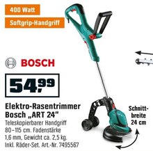 Elektro-Rasentrimmer „ART 24“ bei OBI in Lünen Elektro-Rasentrimmer „ART 24“ im Angebot bei OBI Lünen für 54,99 €