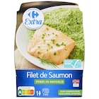 Filet de saumon brocolis - CARREFOUR EXTRA en promo chez Carrefour Montigny-le-Bretonneux à 3,69 €