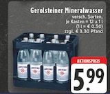 Aktuelles Mineralwasser Angebot bei E center in Herne ab 5,99 €