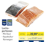 Lachsportionen von METRO Chef im aktuellen METRO Prospekt für 22,46 €