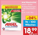 Waschmittel im Angebot bei Netto Marken-Discount in Trier Waschmittel Angebote von Ariel bei Netto Marken-Discount Trier für 18,99 €