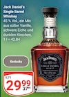 Single Barrel Whiskey Angebote von Jack Daniel's bei GLOBUS Oberursel für 29,99 €