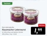 Hausmacher Leberwurst Angebote von Dürrröhrsdorfer bei Konsum Dresden für 1,99 €
