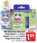 Total Aktiv Gel Ocean Wave Angebote von WC-Ente bei EDEKA Frankenthal für 1,99 €